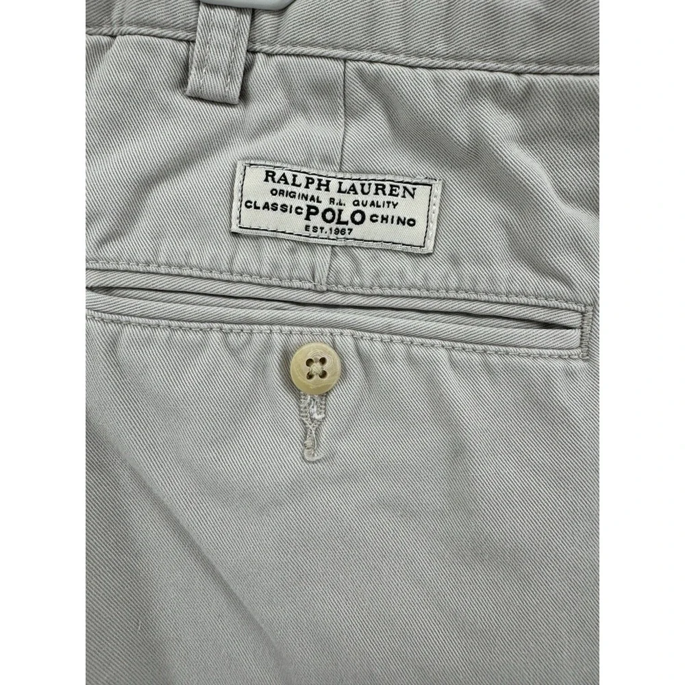 Polo Ralph Lauren Prospect Pants Men's 42x30 Khaki 100% Cotton Classic Chino‎